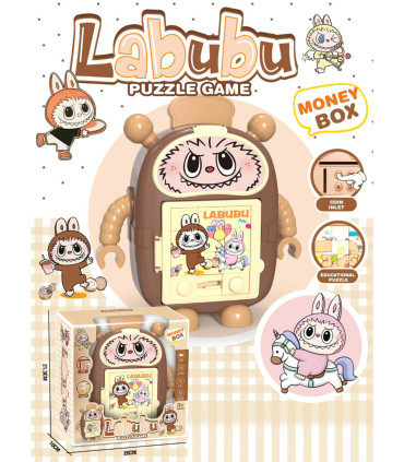 PUȘCULIȚĂ SEIF PENTRU COPII CU PUZZLE LABUBU Armtoys