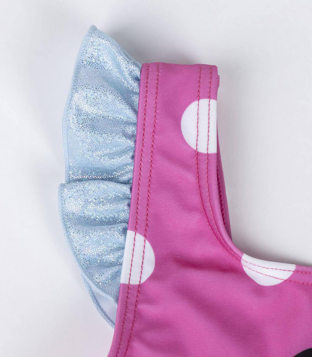 CHILDREN'S ONE-PIECE MINNIE SWIMSUIT WITH POLKA DOTS AND TULLE 3-7 YEARS. Cerda