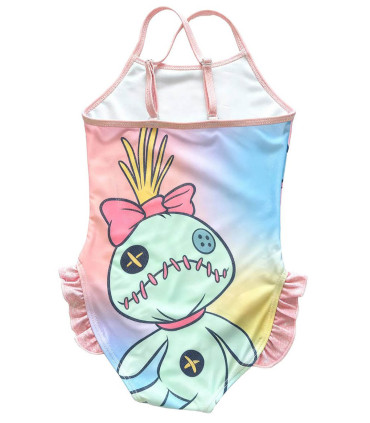 COSTUM DE BAIE ÎNTREG PENTRU COPII STITCH ROZ 5-12 ANI Cerda
