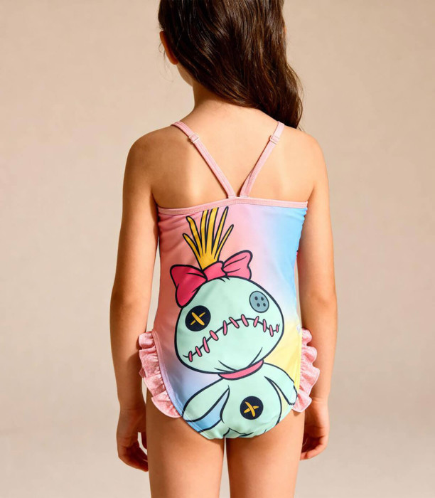 COSTUM DE BAIE ÎNTREG PENTRU COPII STITCH ROZ 5-12 ANI Cerda