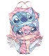COSTUM DE BAIE ÎNTREG PENTRU COPII STITCH ROZ 5-12 ANI Cerda