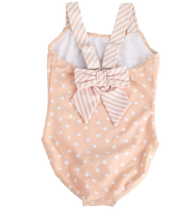 COSTUM DE BAIE ÎNTREG PENTRU COPII MINNIE CU BULINE 3-8 ANI Cerda