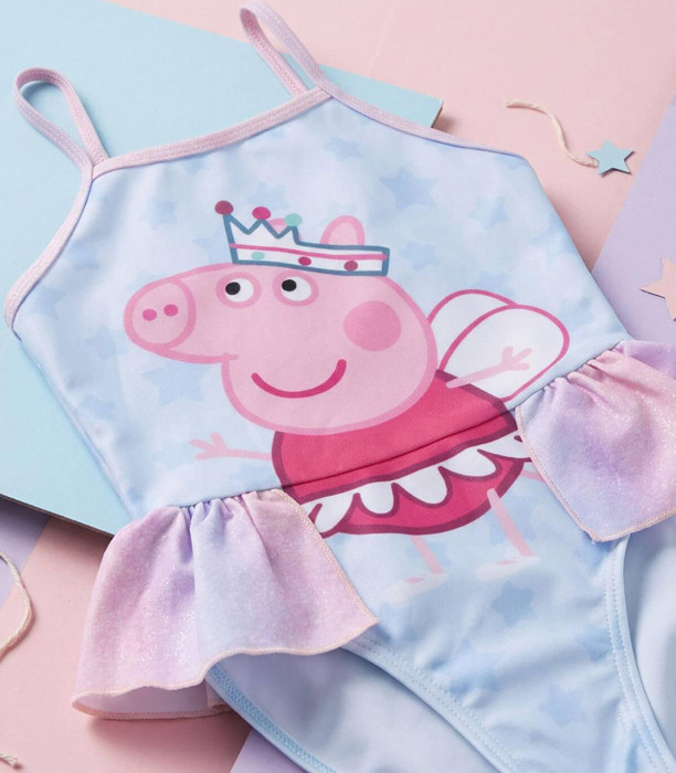 COSTUM DE BAIE ÎNTREG PEPPA PIG PENTRU COPII 2-6 ANI Cerda