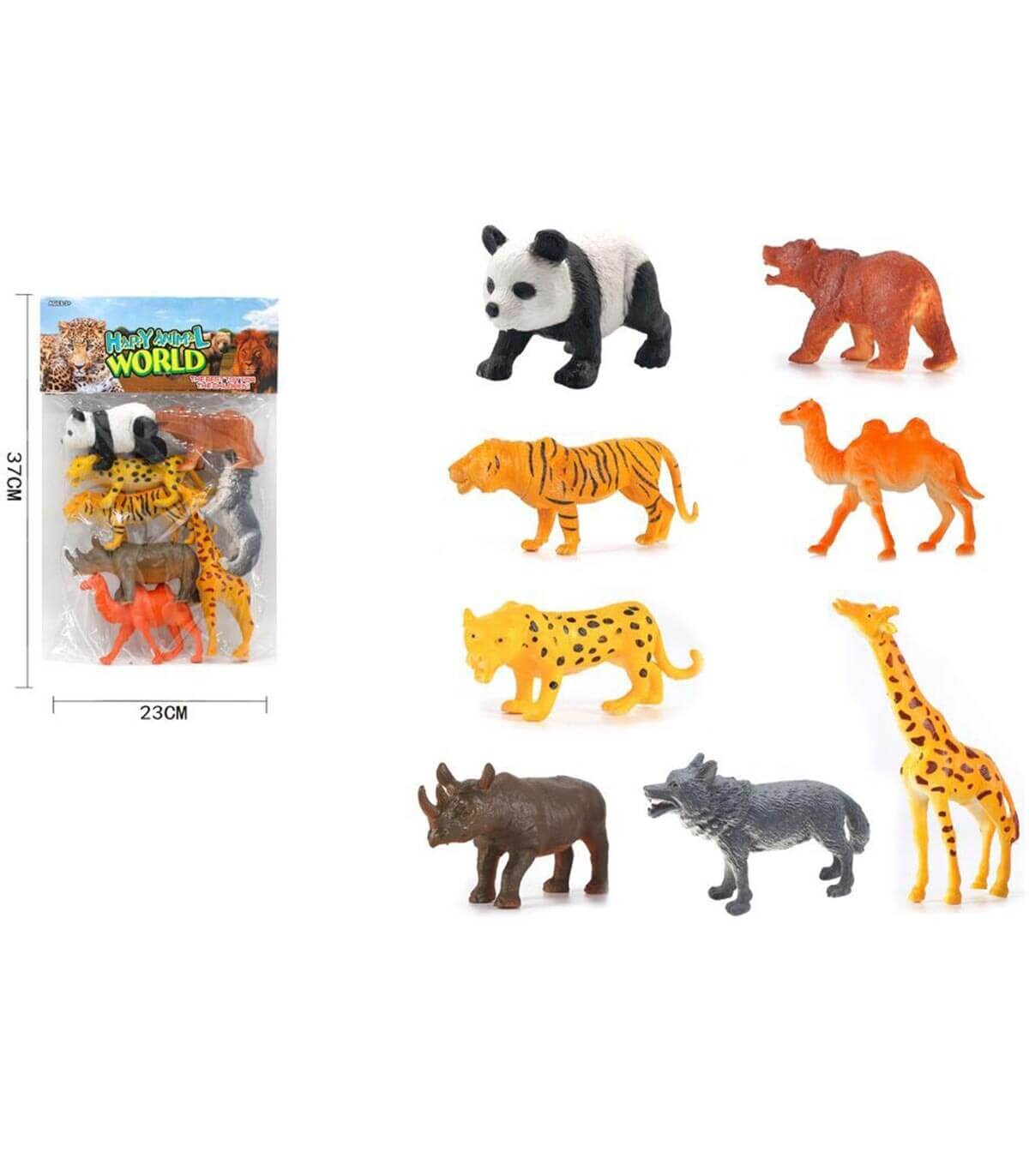 WILD ANIMALS 8 PCS. - Wild and forest