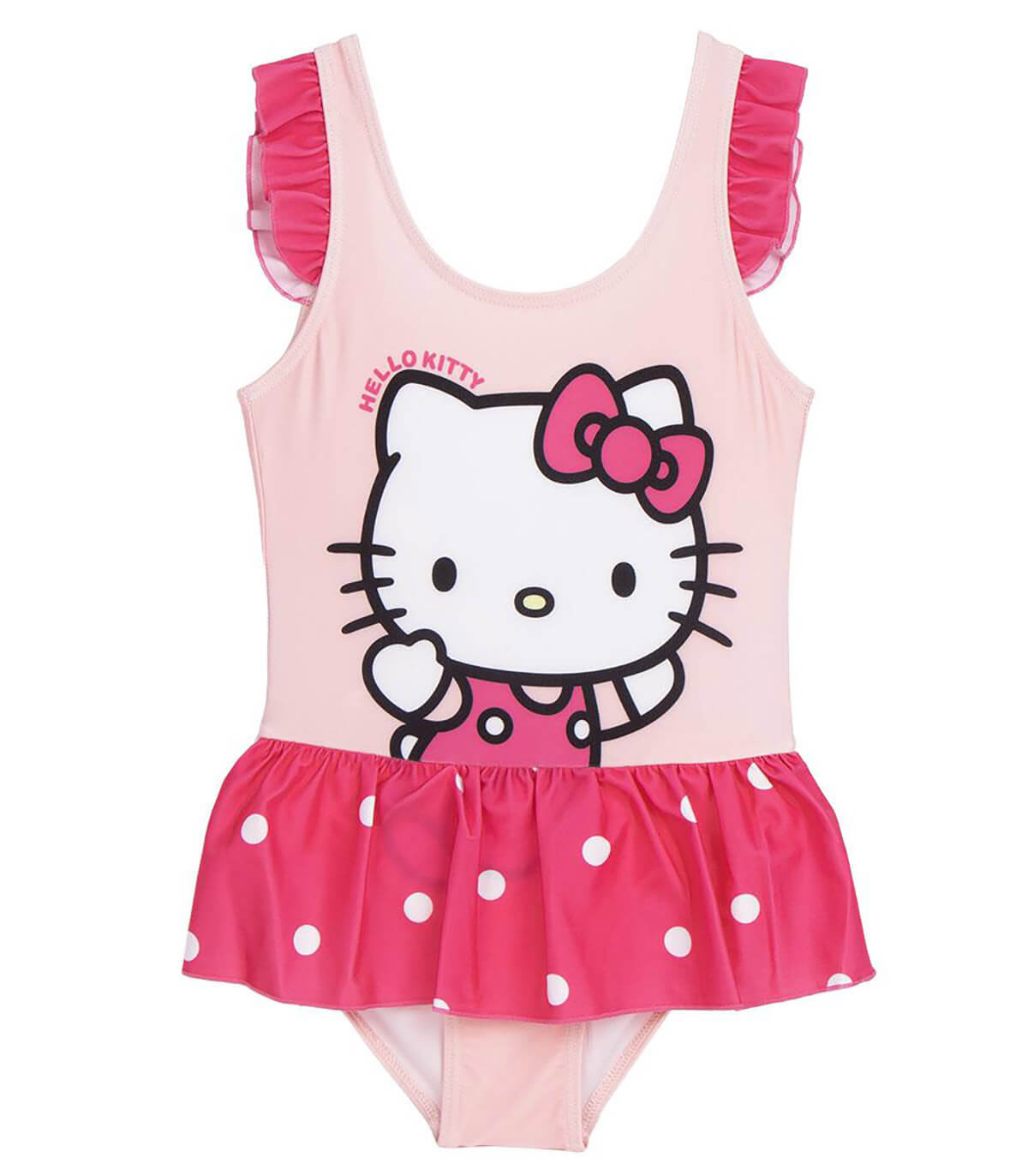 COSTUM DE BAIE ÎNTREG PENTRU COPII CU FUSTIȚĂ HELLO KITTY 3-7 ANI Cerda
