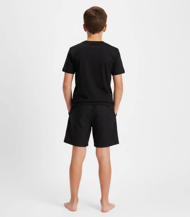 SHORT DE BAIE PENTRU COPII REAL MADRID NEGRU 6-14 ANI. Cerda