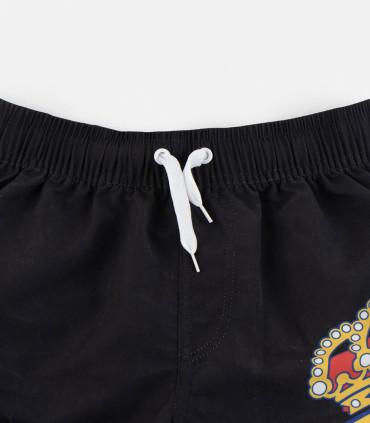 SHORT DE BAIE PENTRU COPII REAL MADRID NEGRU 6-14 ANI. Cerda