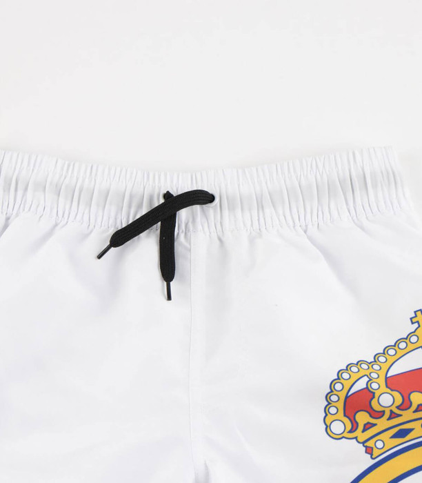 SHORT DE BAIE PENTRU COPII REAL MADRID ALB 6-14 ANI. Cerda