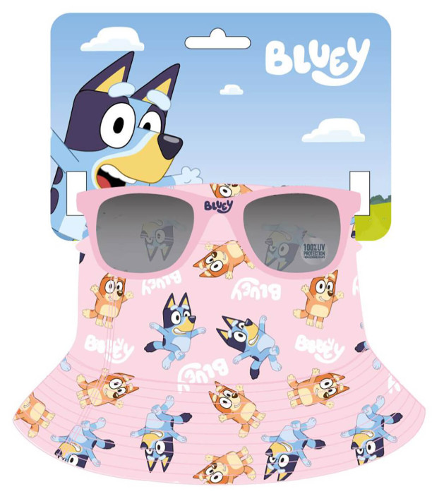 CHILDREN'S BEANIE 51 CM + BLUEY SUNGLASSES Cerda