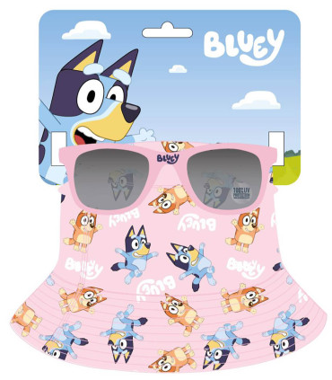 CĂCIULĂ PENTRU COPII IDIOTKA 51 CM + OCHELARI DE SOARE BLUEY Cerda