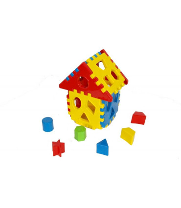 CIMBARI SORTER HOUSE 29 PIECES - BUILDING BLOCKS, SORTERS AND RINGS