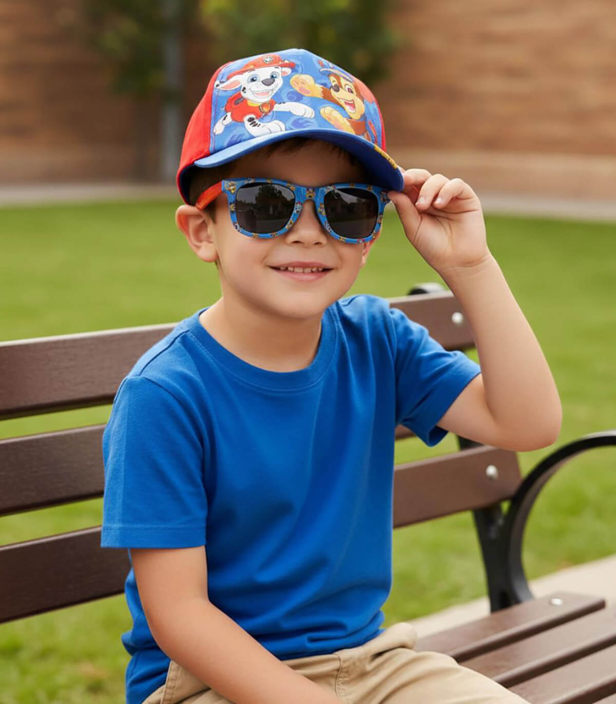 ȘAPCĂ DE COPII CU COZOROC + OCHELARI DE SOARE PAW PATROL Cerda