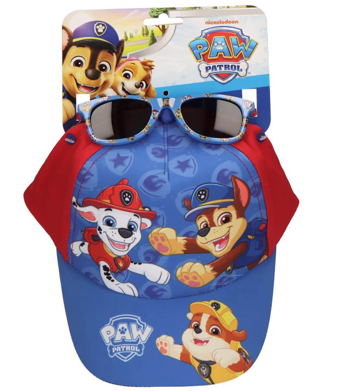 ȘAPCĂ DE COPII CU COZOROC + OCHELARI DE SOARE PAW PATROL Cerda