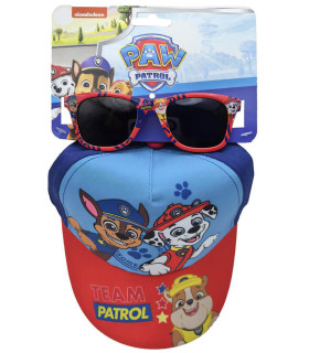 ȘAPCĂ DE COPII CU COZOROC + OCHELARI DE SOARE PAW PATROL Cerda