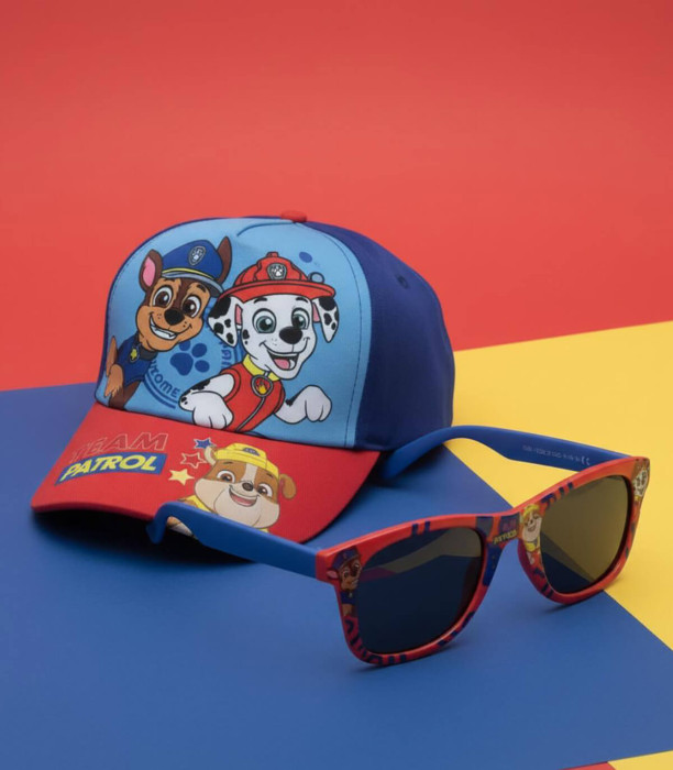 ȘAPCĂ DE COPII CU COZOROC + OCHELARI DE SOARE PAW PATROL Cerda