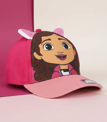 CHILDREN'S CAP WITH VISOR AND GABBY'S DOLLHOUSE PATCH 53 CM Cerda