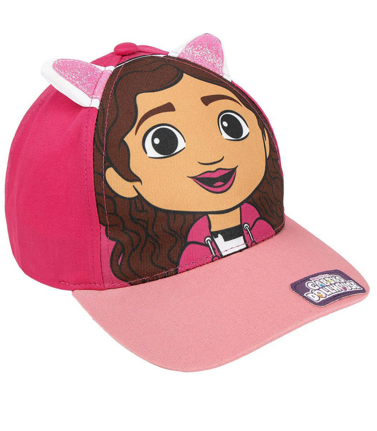 ȘAPCĂ PENTRU COPII CU COZOROC ȘI APLICAȚIE GABBY'S DOLLHOUSE 53 CM Cerda