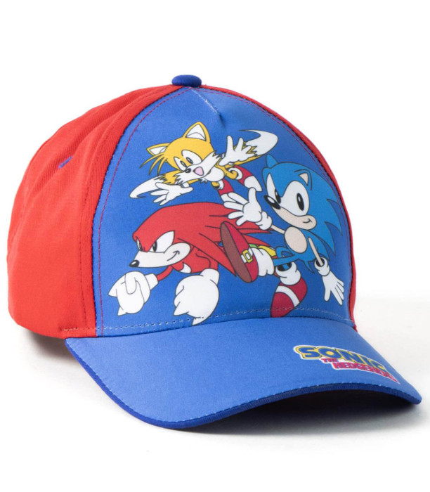 ȘAPCĂ PENTRU COPII CU COZOROC SONIC 53 CM 2 MODELE Cerda