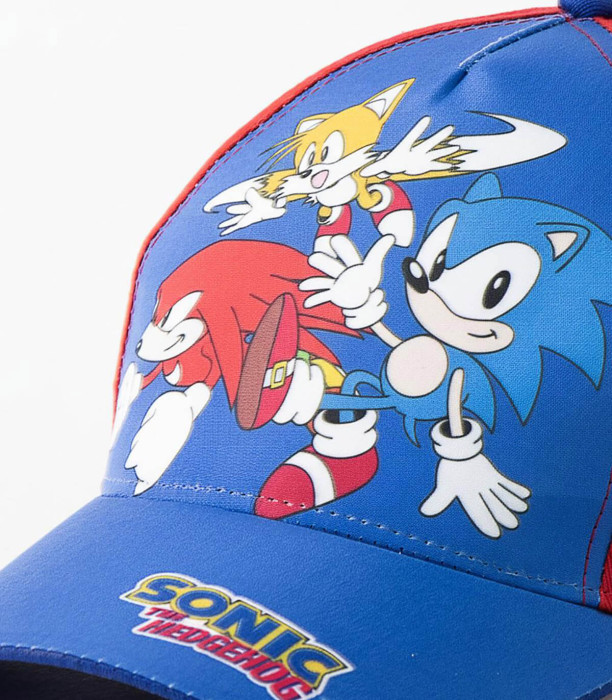 ȘAPCĂ PENTRU COPII CU COZOROC SONIC 53 CM 2 MODELE Cerda