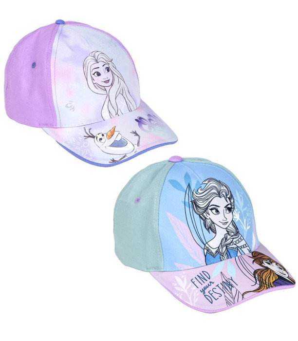 ȘAPCĂ PENTRU COPII CU COZOROC 53 CM FROZEN 2 MODELE Cerda