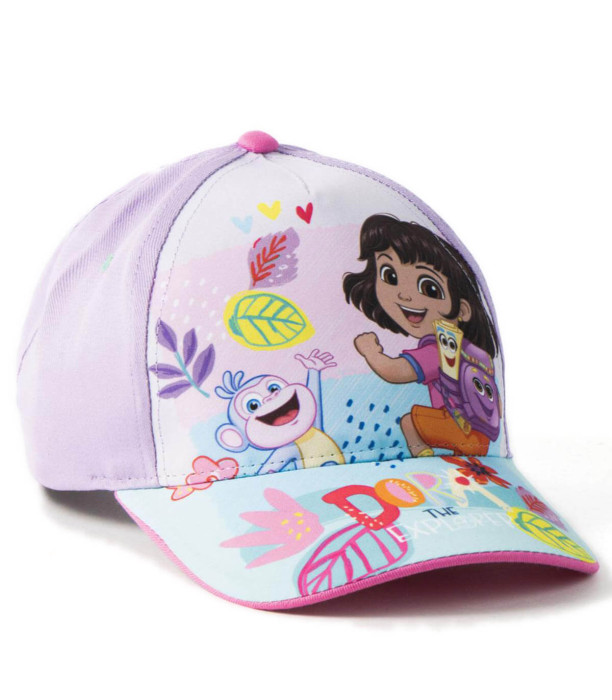 ȘAPCĂ PENTRU COPII CU COZOROC 53 CM DORA 2 MODELE Cerda