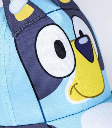 ȘAPCĂ PENTRU COPII CU COZOROC ȘI APLICAȚIE BLUEY 53 CM Cerda