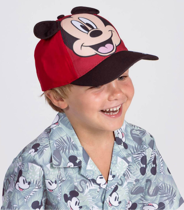 ȘAPCĂ PENTRU COPII CU COZOROC ȘI APLICAȚIE MICKEY 53 CM Cerda