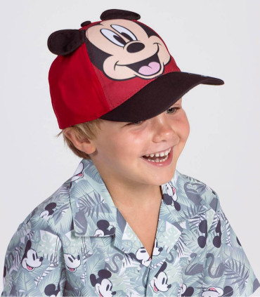 ȘAPCĂ PENTRU COPII CU COZOROC ȘI APLICAȚIE MICKEY 53 CM Cerda