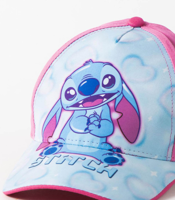 CHILDREN'S CAP WITH VISOR 53 CM STITCH PINK Cerda