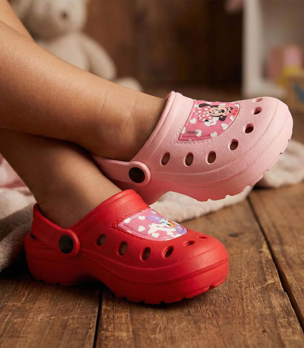 PAPUCI CROCS PENTRU COPII MINNIE 2 CULORI 24-31 Cerda