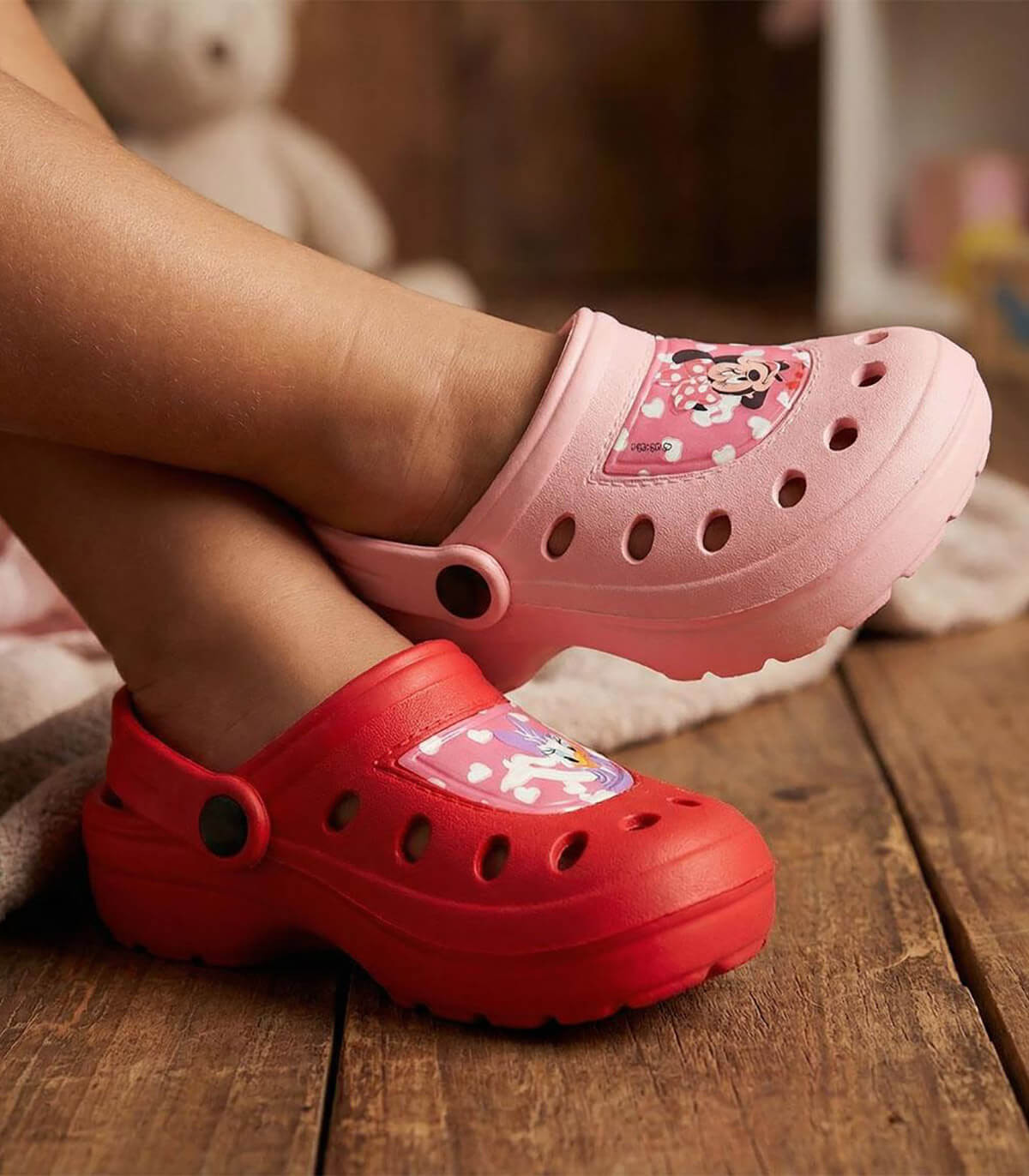 PAPUCI CROCS PENTRU COPII MINNIE 2 CULORI 24-31 Cerda