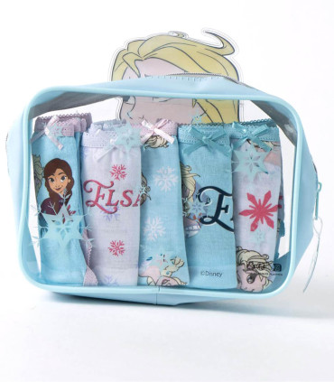 LENJERIE PENTRU FETE 5 BUCĂȚI ÎN GEANTĂ FROZEN 2-8 ANI. Cerda