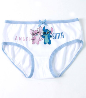 LENJERIE PENTRU FETE 5 BUC. ÎN GEANTĂ STITCH 2-8 ANI. Cerda