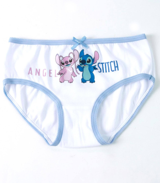 LENJERIE PENTRU FETE 5 BUC. ÎN GEANTĂ STITCH 2-8 ANI. Cerda