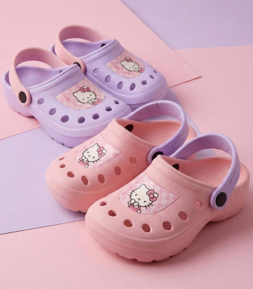 PAPUCI CROCS PENTRU COPII HELLO KITTY 2 CULORI 24-31 Cerda