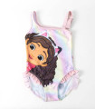 CHILDREN'S ONE-PIECE SWIMSUIT GABBY'S DOLLHOUSE PINK 2-6 YEARS.