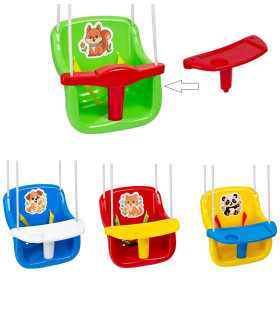 CHILDREN'S SWING WITH TABLE 2 IN 1 4 COLORS Bamsic