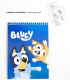 SET DE DESEN CU CARNET ȘI STICKERE BLUEY Cerda