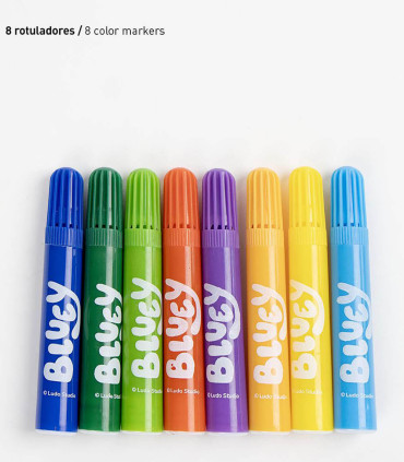 SET DE DESEN CU CARNET ȘI STICKERE BLUEY Cerda