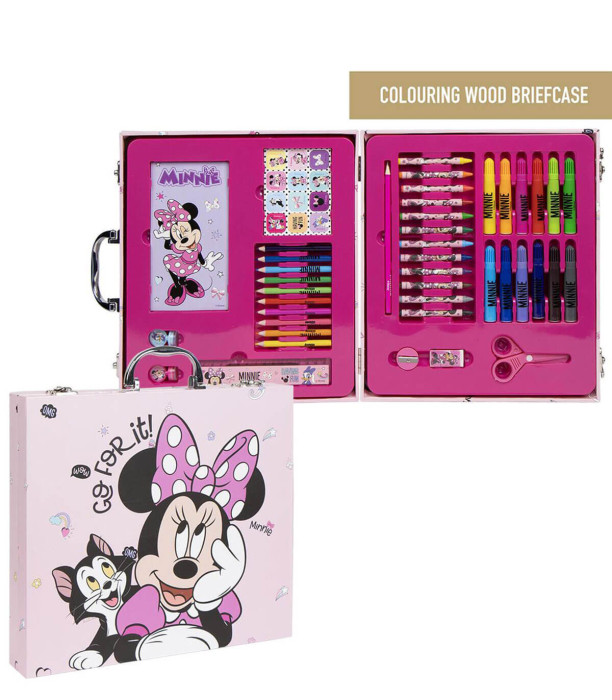 SET DE DESEN ÎN GEANTĂ CU MÂNER METALIC MINNIE Cerda