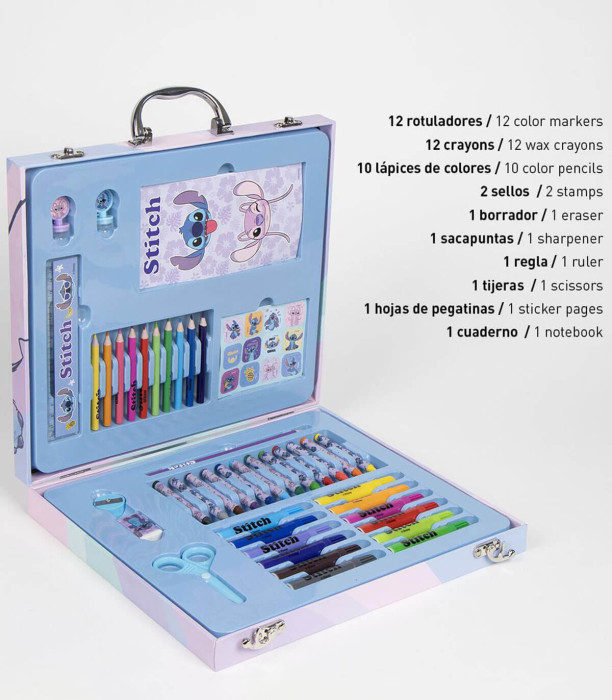 SET DE DESEN ÎN GEANTĂ CU MÂNER METALIC STITCH Cerda