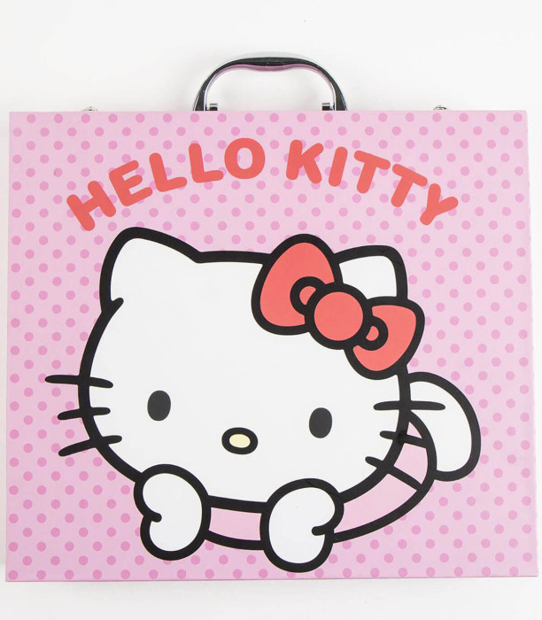 SET DE DESEN ÎN GEANTĂ CU MÂNER METALIC HELLO KITTY Cerda