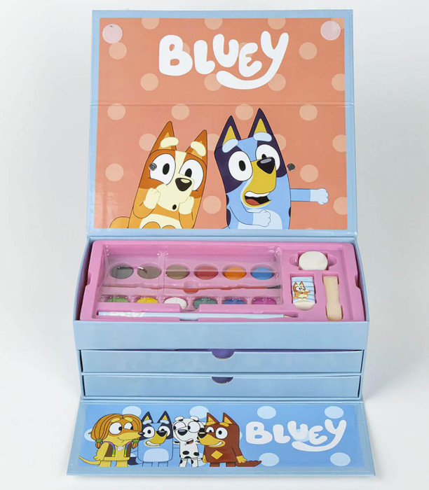 GEANTĂ DE DESENAT BLUEY CU TREI NIVELE Cerda