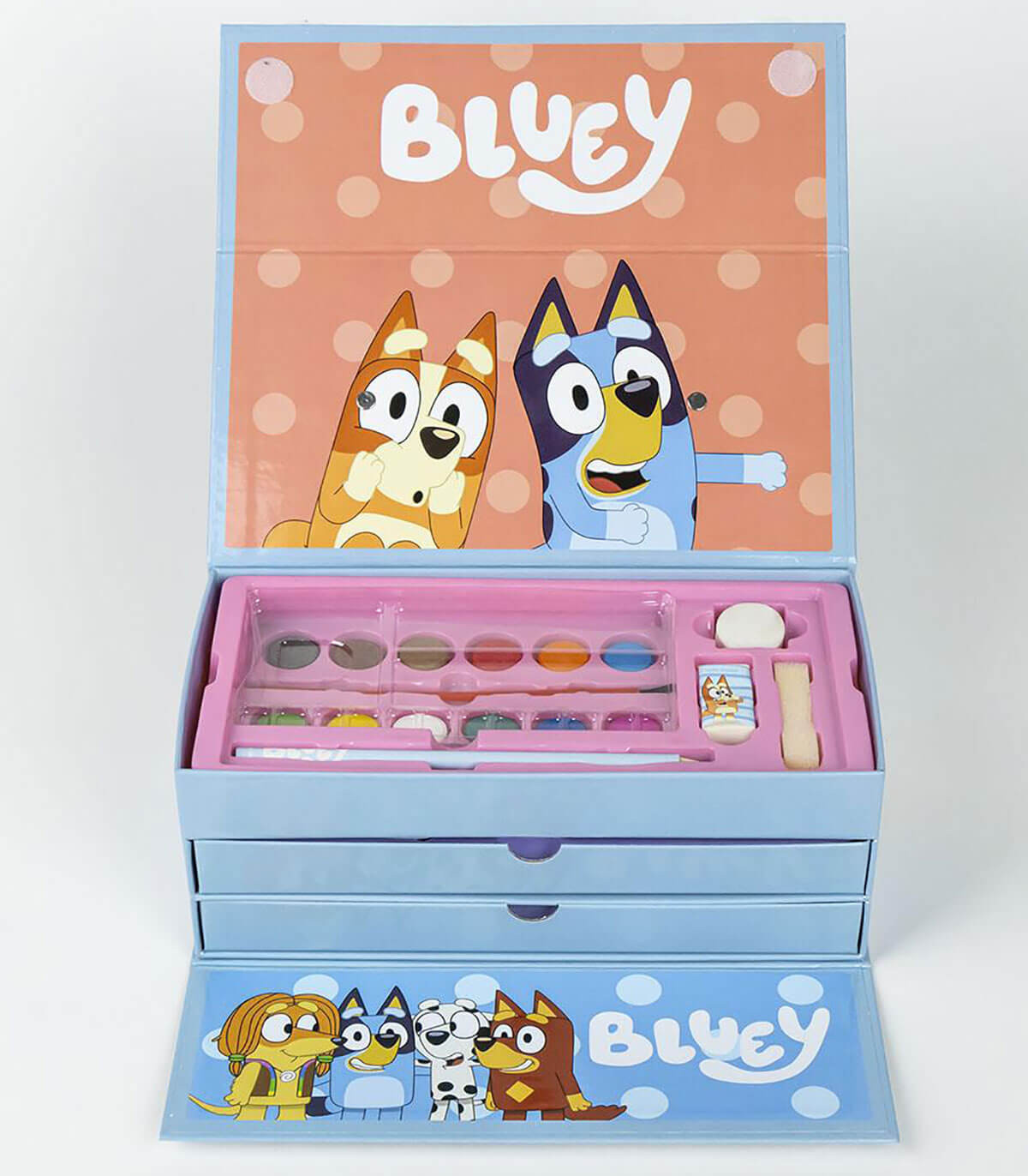 GEANTĂ DE DESENAT BLUEY CU TREI NIVELE Cerda