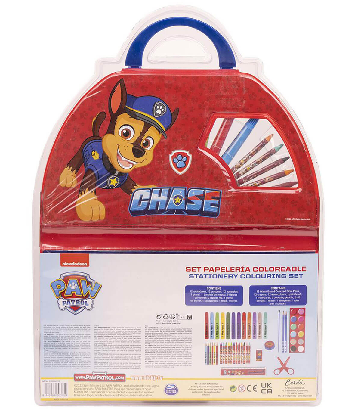 SET DE DESEN PENTRU ELEVI 50 PIESE ÎN BLISTER PAW PATROL Cerda