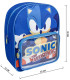 CHILDREN'S BACKPACK WITH FRONT POCKET SONIC 32X28 CM Cerda