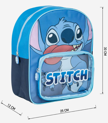 RUCSAC PENTRU COPII CU BUZUNAR FRONTAL STITCH 30X25 CM Cerda