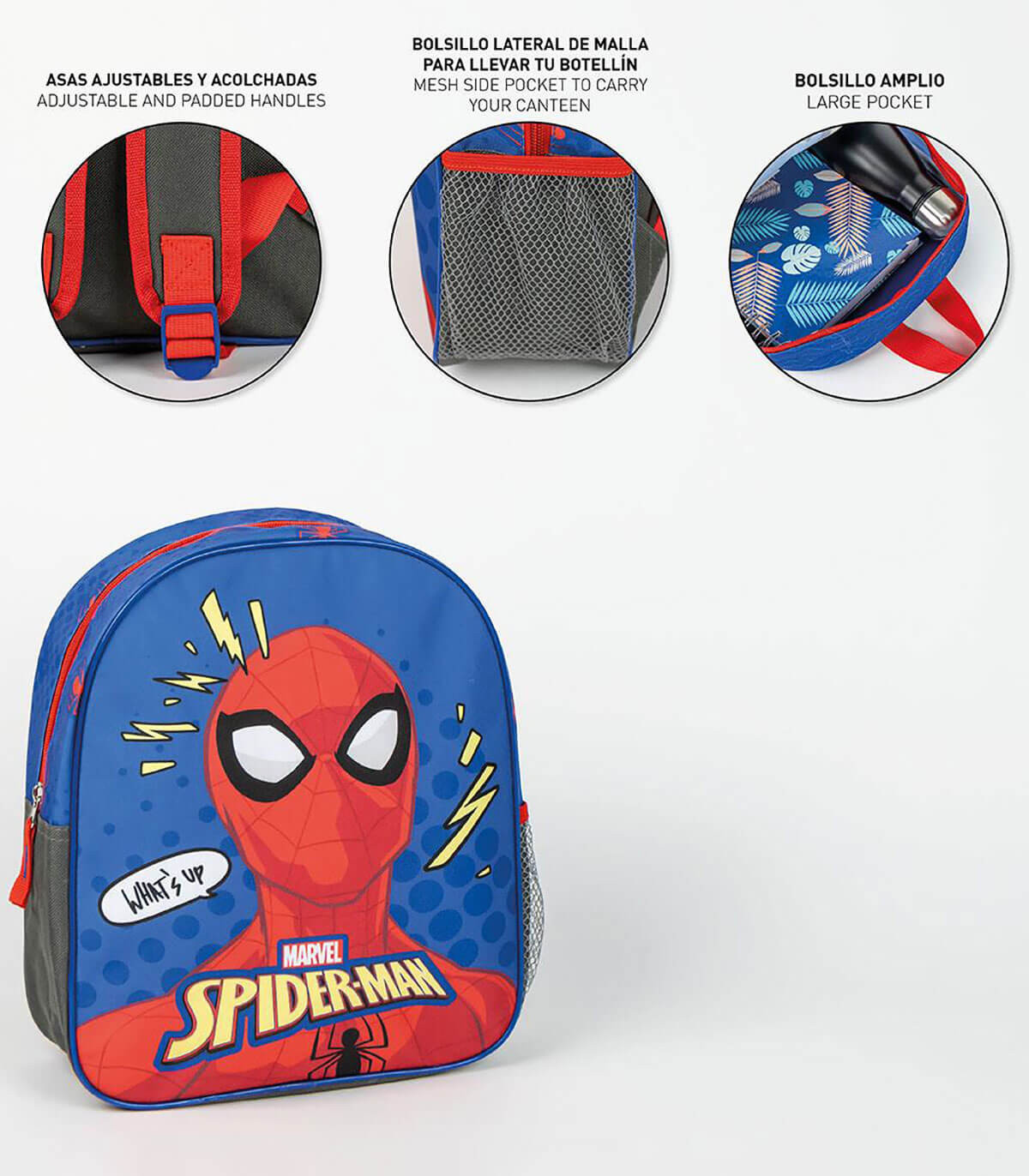 GHIOZDAN PENTRU ȘCOALĂ SPIDERMAN 30X25 CM Cerda