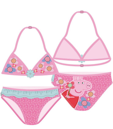 COSTUM DE BAIE PENTRU COPII 2 PIESE PEPPA PIG 4-6-8 ANI Arditex