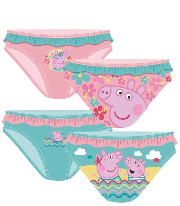 COSTUM DE BAIE SLIP PEPPA PIG PENTRU COPII 2-4-6 ANI Arditex